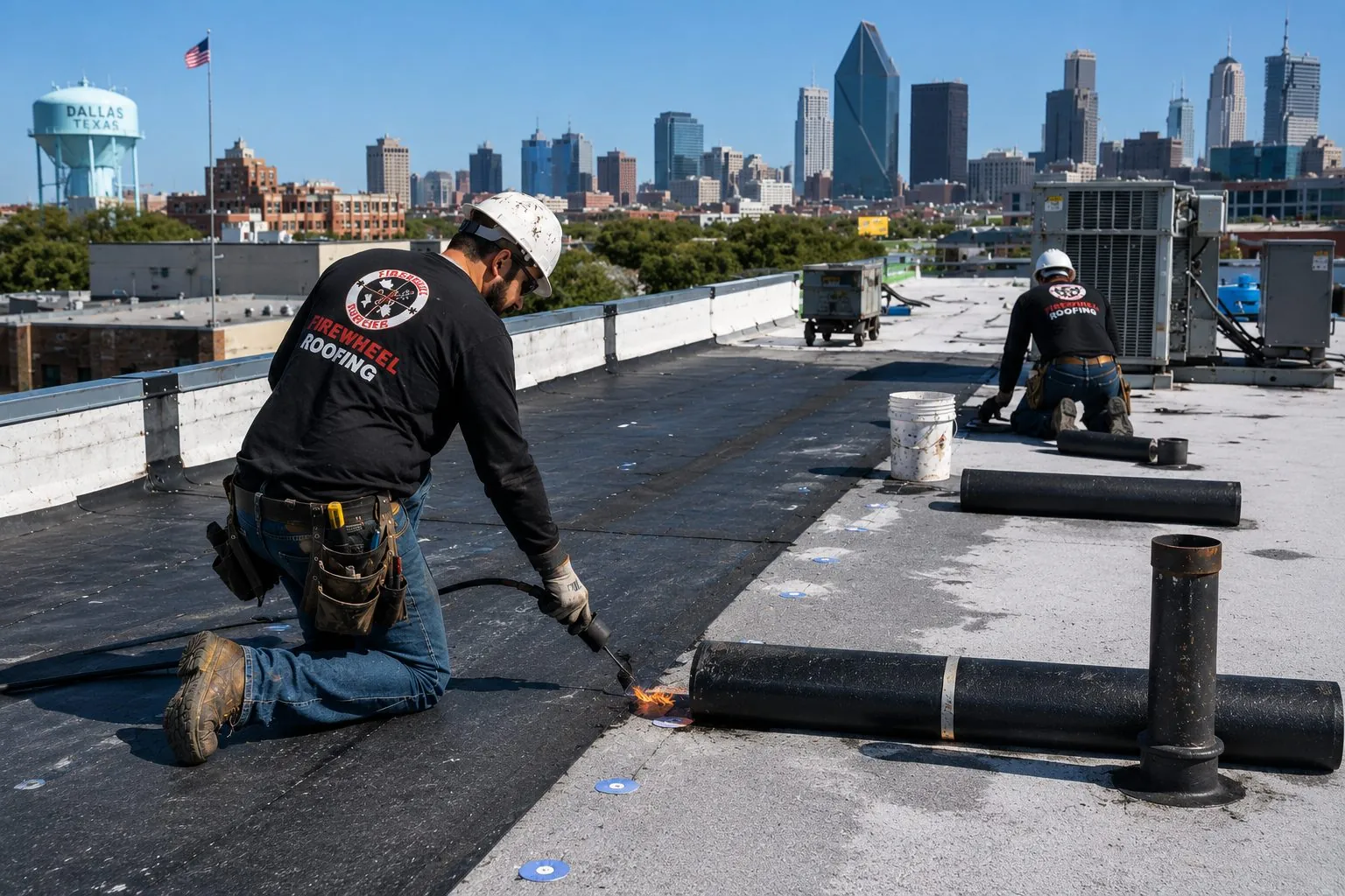 Commercial roof repair and maintenance
