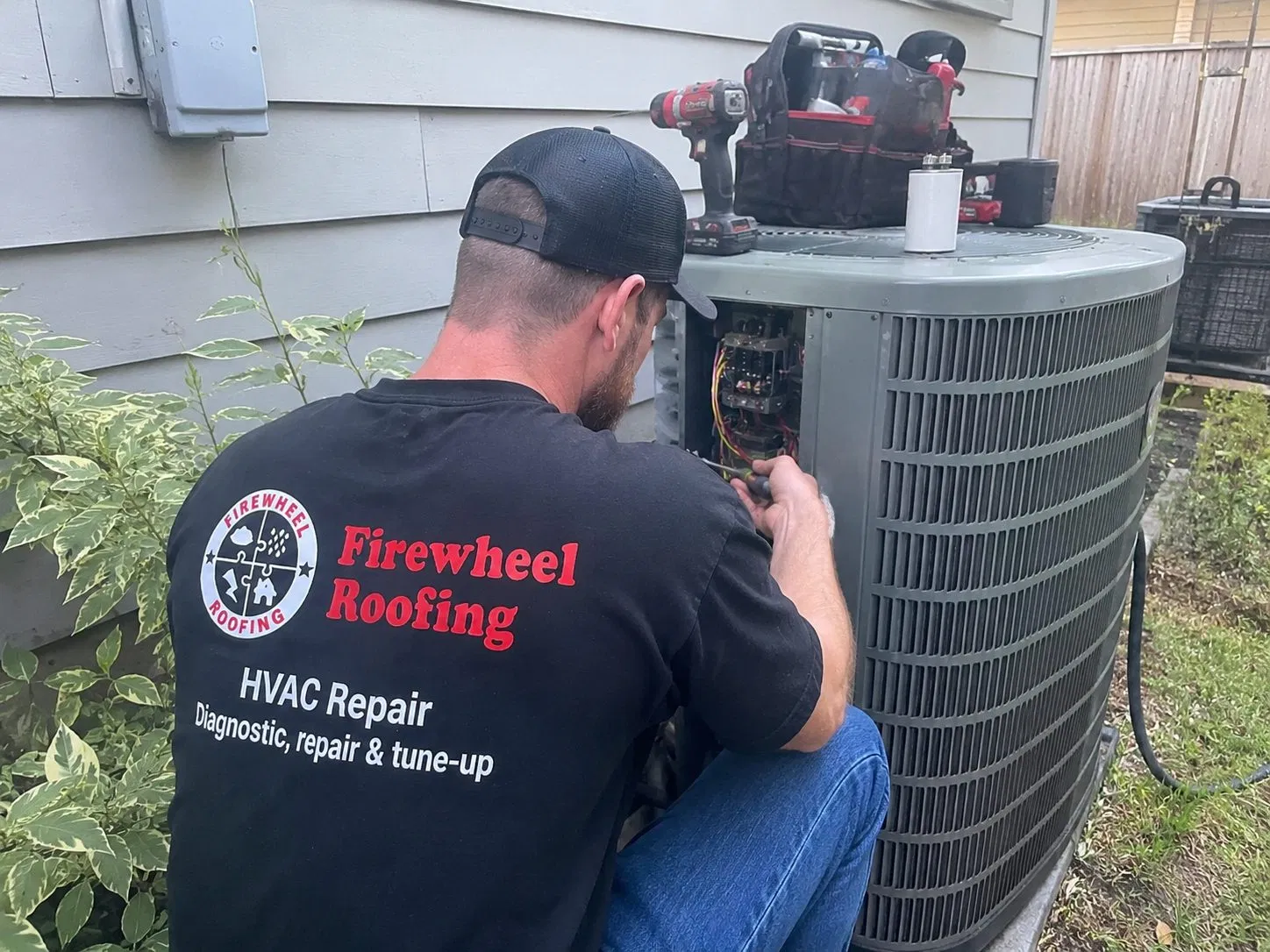 Air conditioner condenser unit service Garland TX
