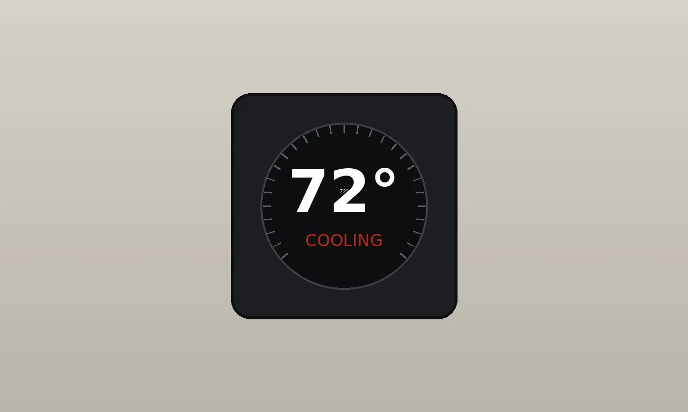 Smart thermostat setup