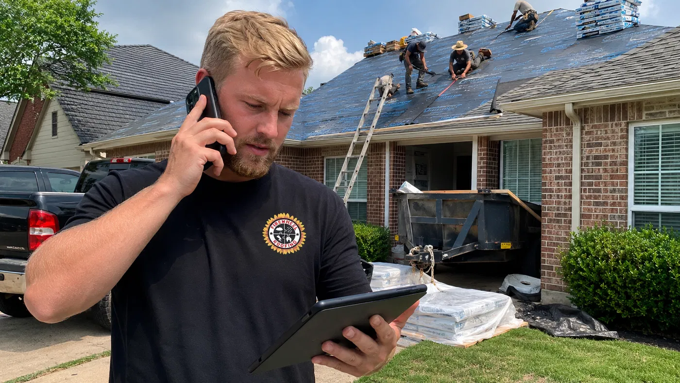 Communication Throughout — Always — Firewheel Roofing