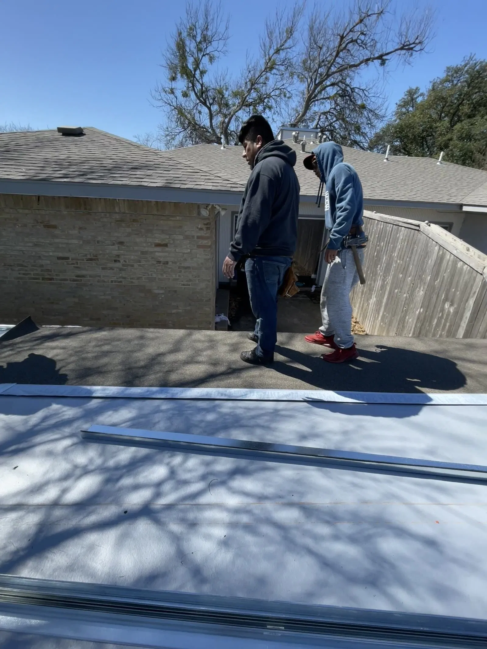 TPO flat roof edge detail