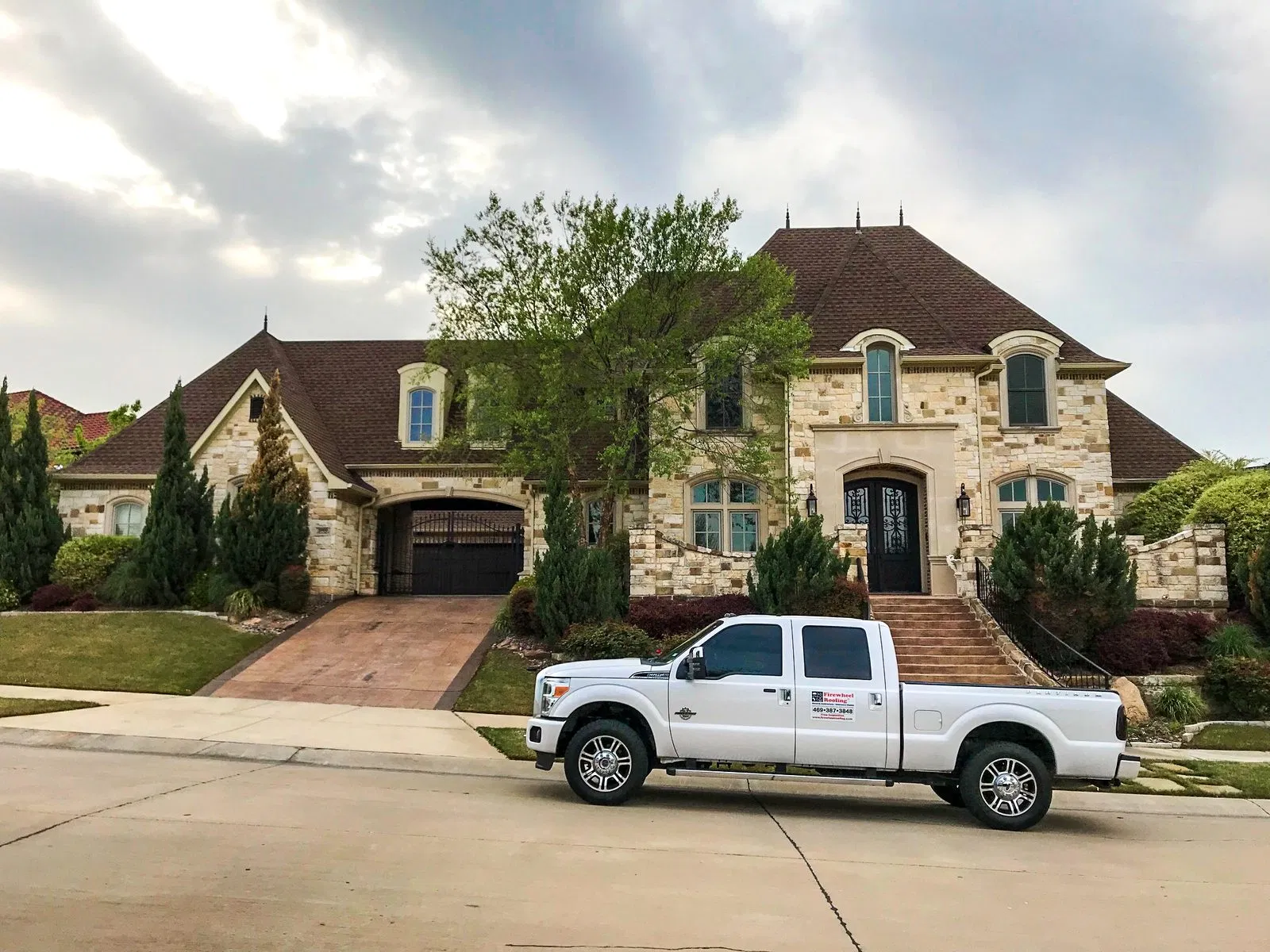 Firewheel Roofing at work near Forney TX