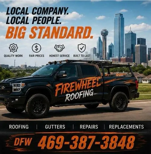 Firewheel Roofing — Plano TX roofing. Free inspections across DFW, call (469) 387-3848.
