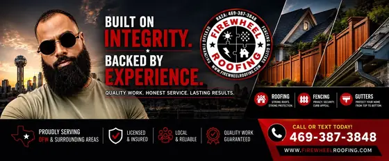Firewheel Roofing — Allen TX roofing. Free inspections across DFW, call (469) 387-3848.
