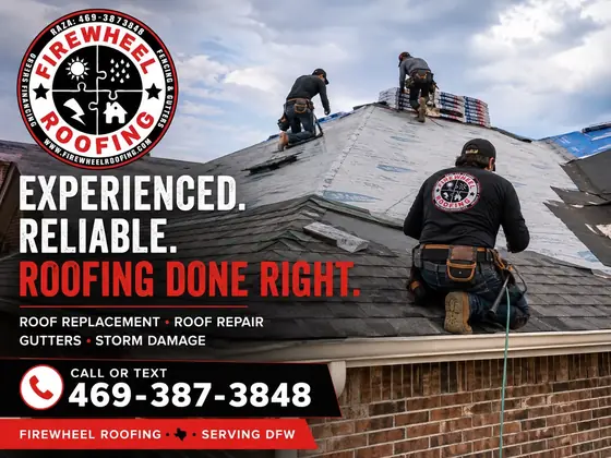 Firewheel Roofing — University Park TX roofing. Free inspections across DFW, call (469) 387-3848.