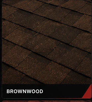 Brownwood architectural shingle