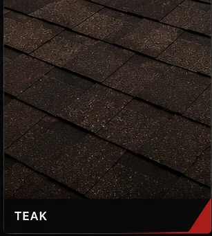 Teak architectural shingle